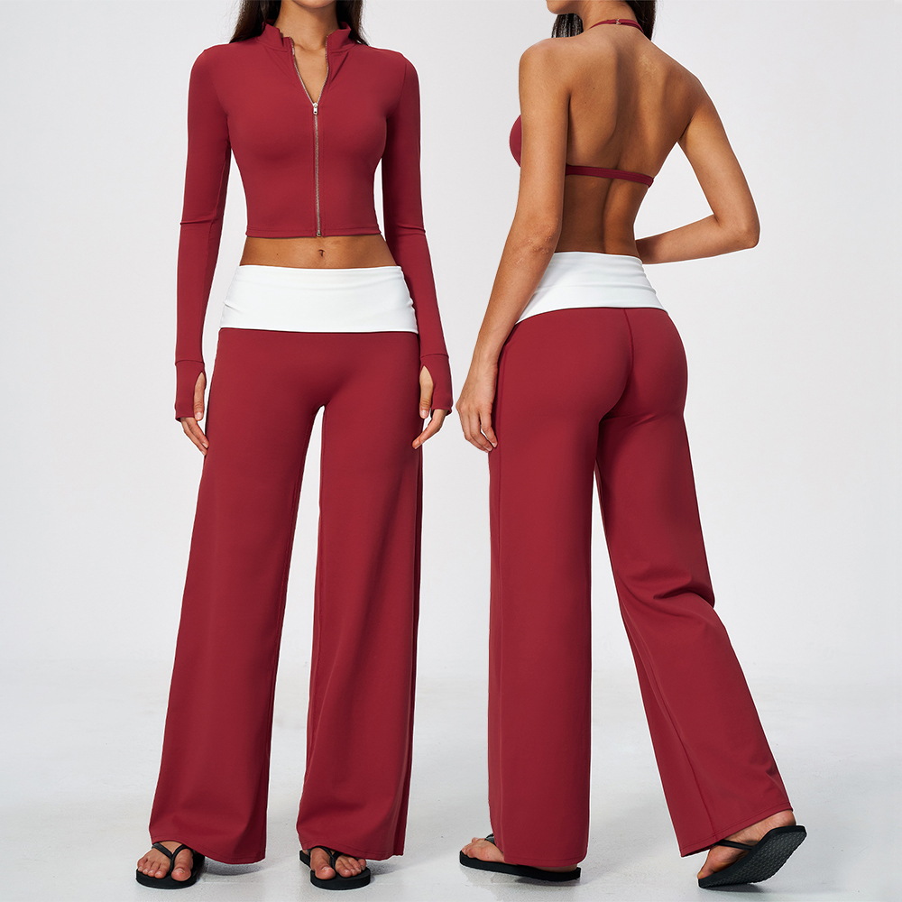 Zip Jacket Wide Leg Pants 2 Pi - Yoga In Fitness recension och pris