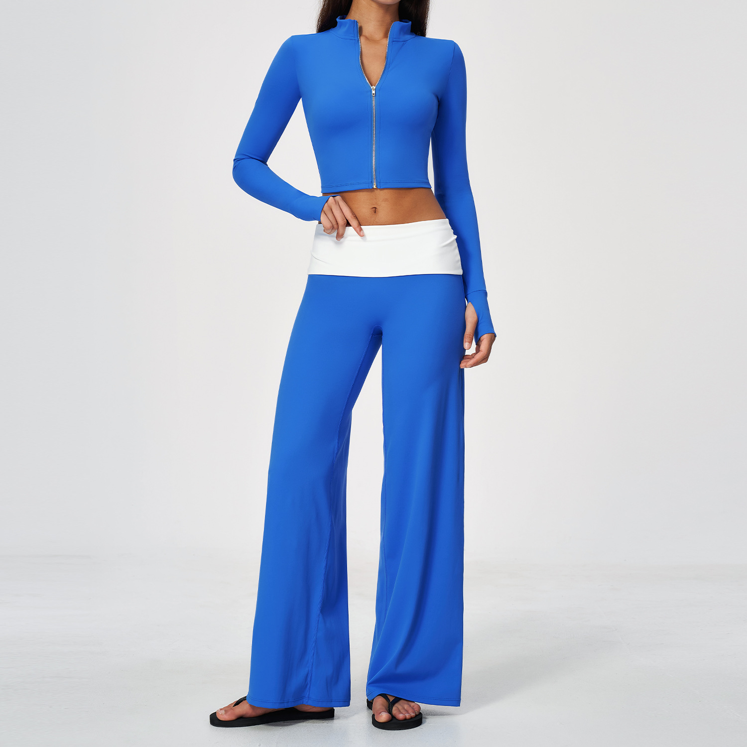 Zip Jacket Wide Leg Pants 2 Pi - Yoga In Fitness recension och pris