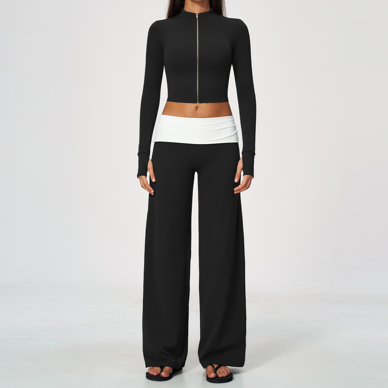 Zip Jacket Wide Leg Pants 2 Pi - Yoga In Fitness recension och pris
