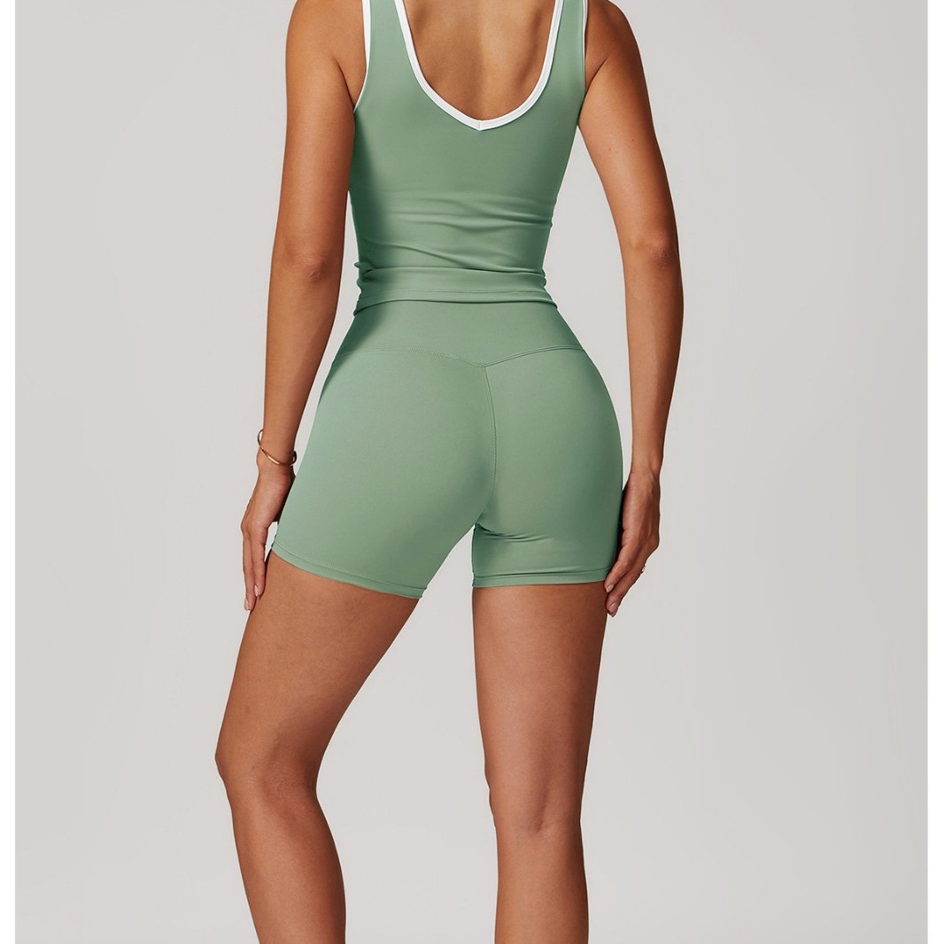 Cross Back High Waist Yoga Set - Yoga Fitness Health recension och pris