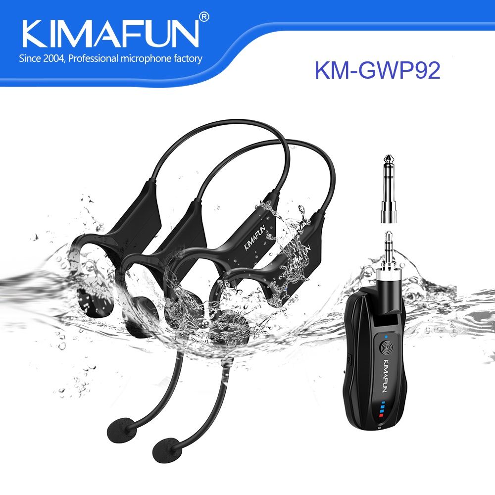 KIMAFUN Dual Wireless Headset  - Yoga Fitness Instructor recension och pris