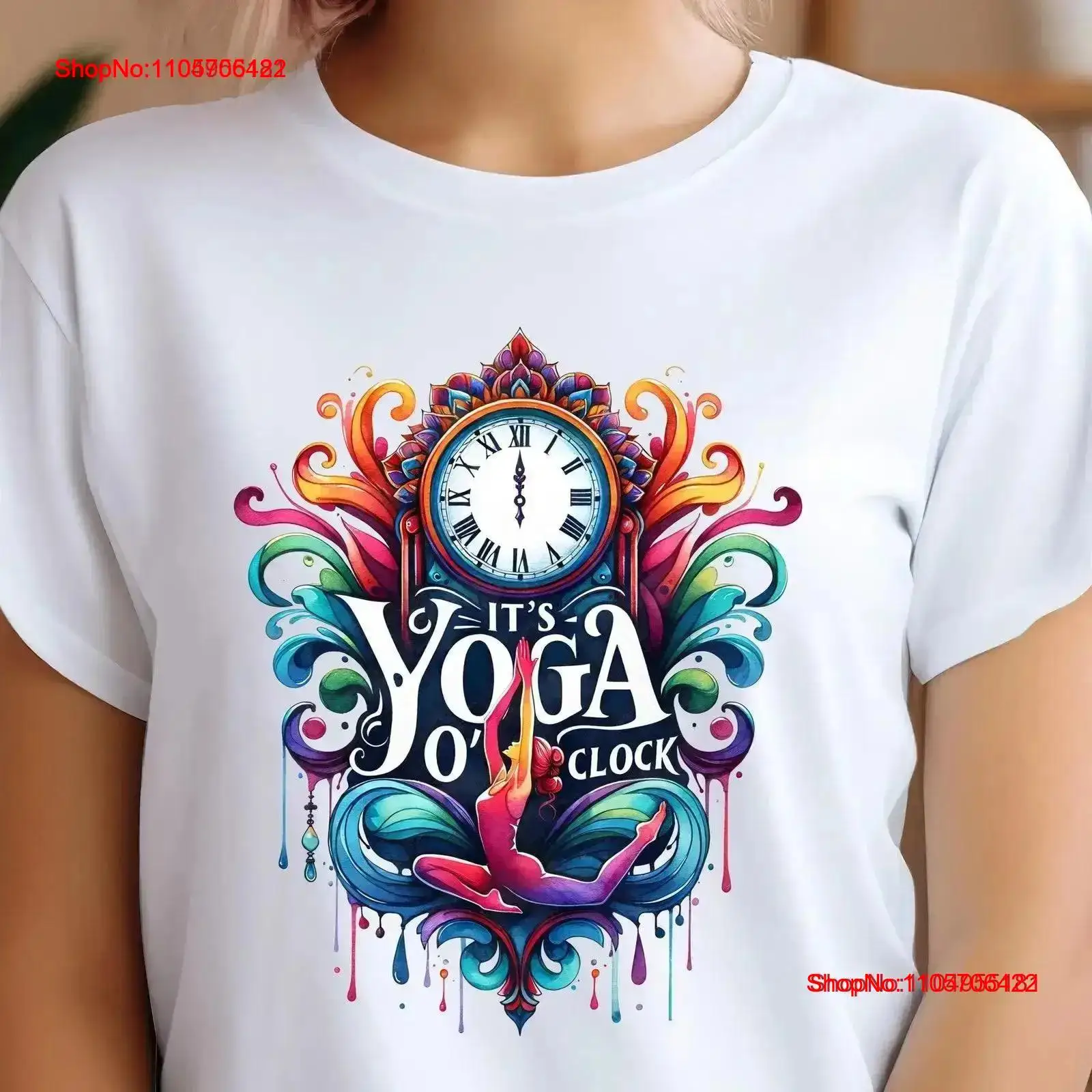 Yoga T Shirt It's O'Clock Medi - Yoga Fitness Instructor recension och pris