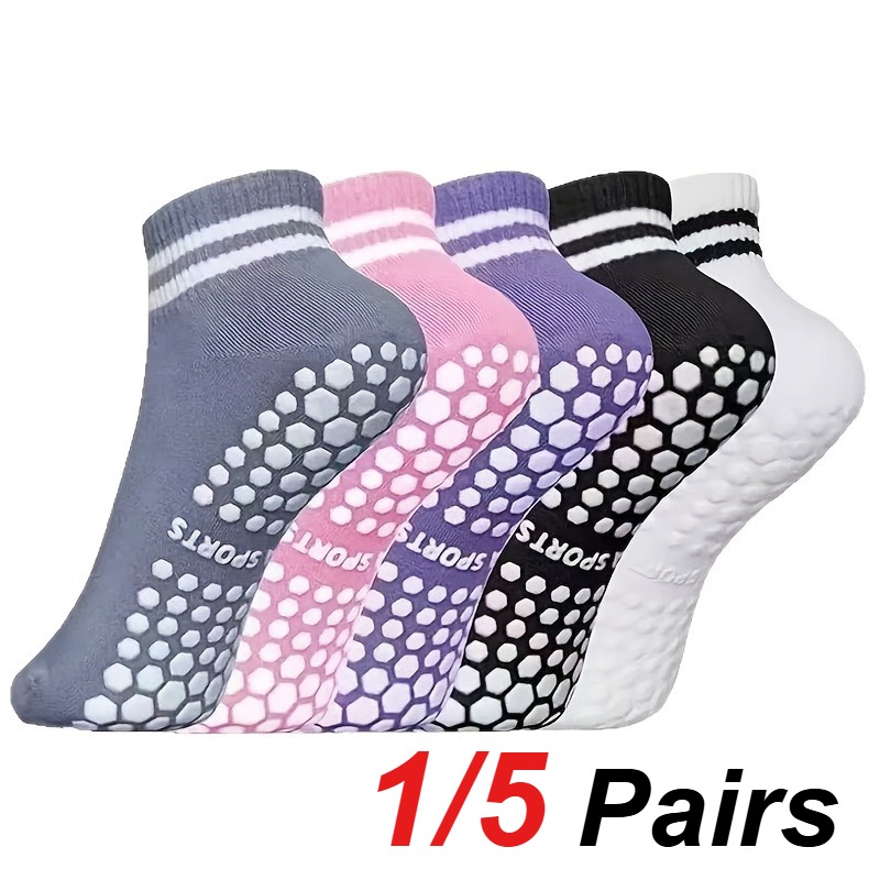 1/5 Pair Women's Silicone Anti - Yoga In Fitness recension och pris