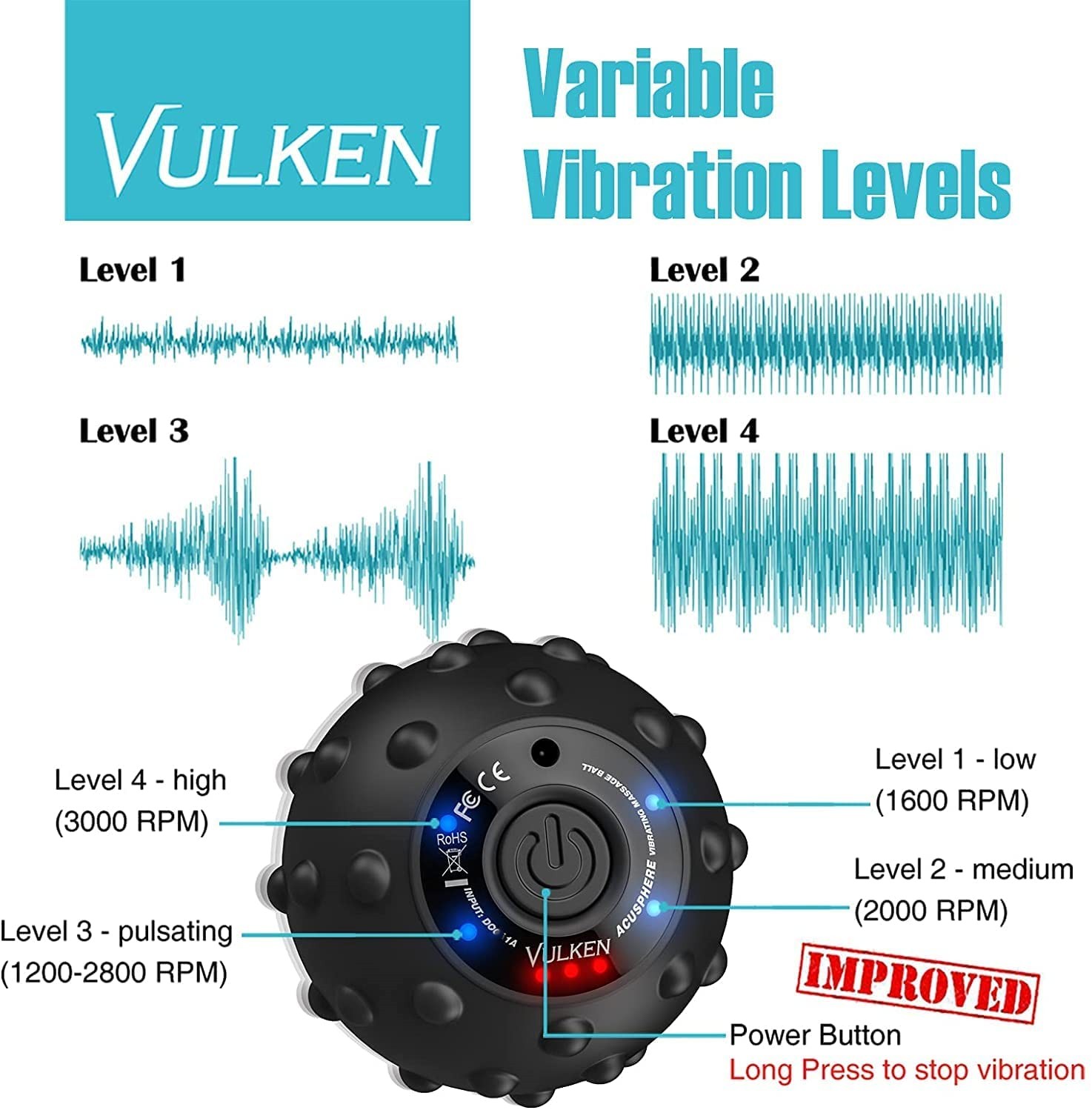 4 Speed High Intensity Vibrati - Yoga Fitness Power Yoga recension och pris