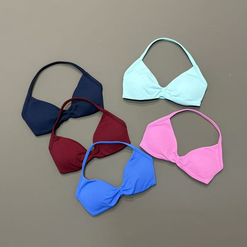 Women Halter Sports Bra V-Neck - Yoga Mat For Fitness recension och pris