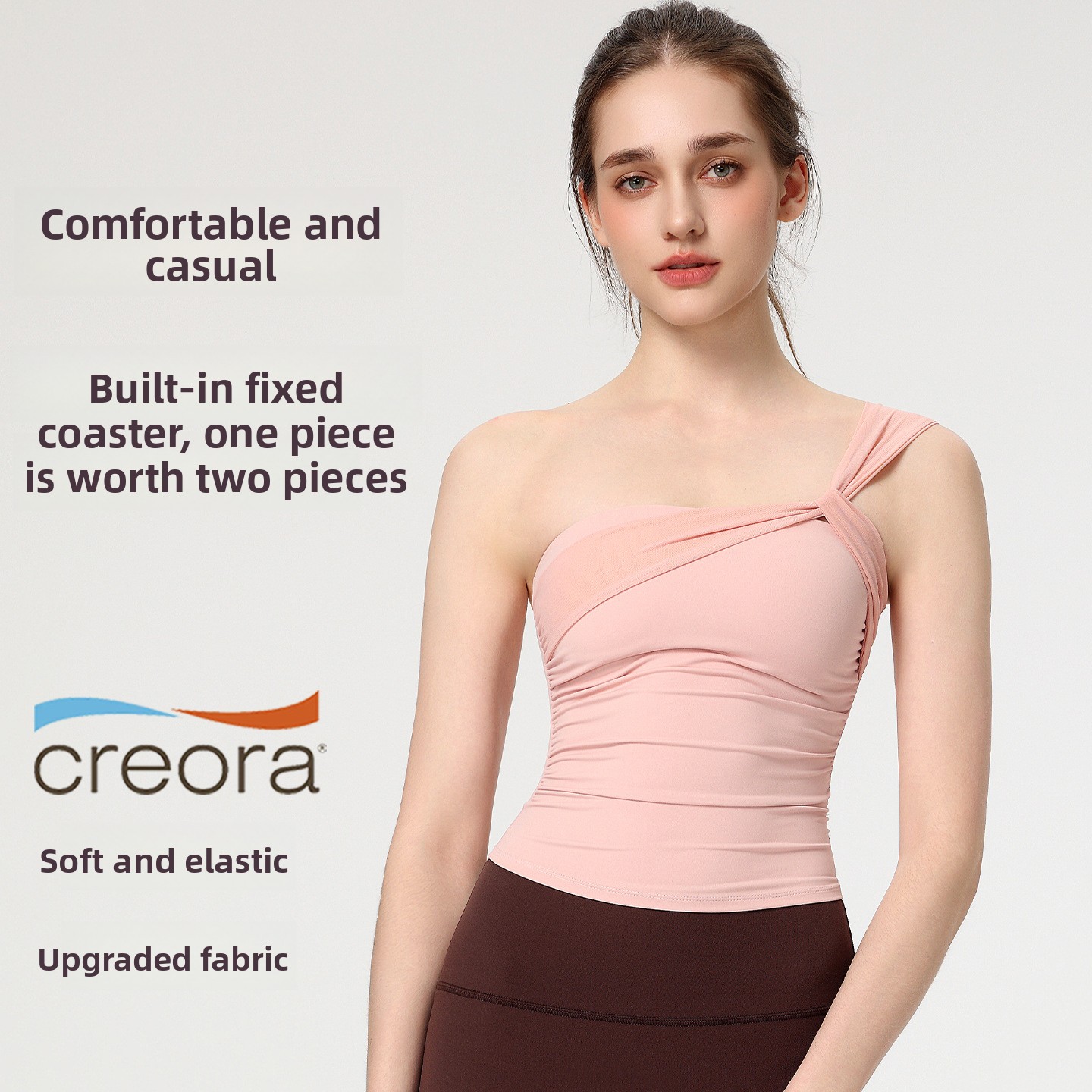 Women's Sexy Sloping Shoulder  - Yoga Mat For Fitness recension och pris