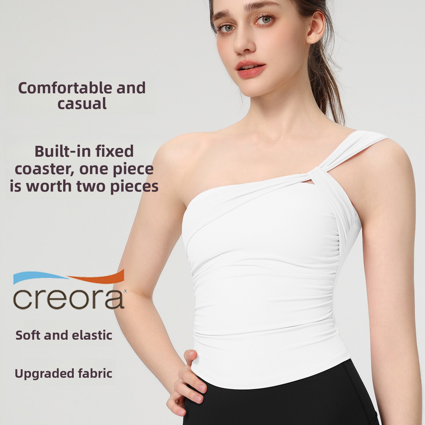 Women's Sexy Sloping Shoulder  - Yoga Mat For Fitness recension och pris