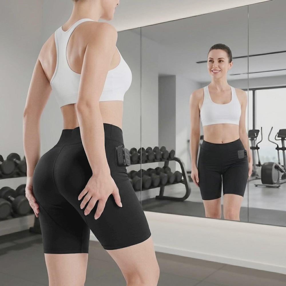 EMS Workout Shorts Electric Mu - Yoga Fitness Power Yoga recension och pris