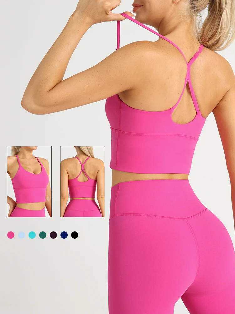Women Sexy Cross Back Yoga Ves - Yoga Mat For Fitness recension och pris