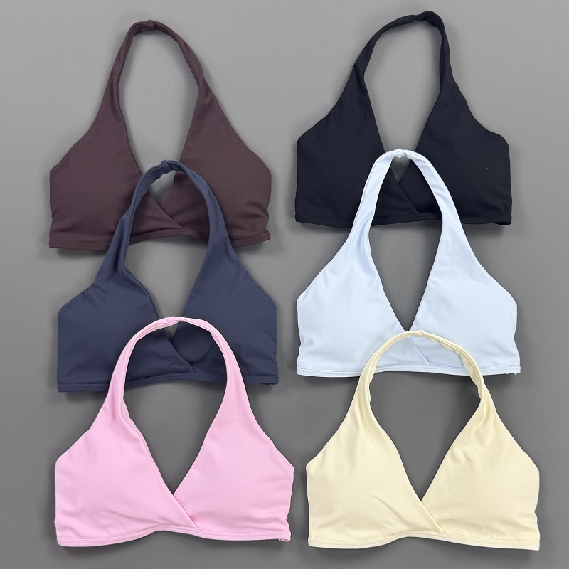 Gym Top Women Halter Neck Spor - Yoga Mat For Fitness recension och pris